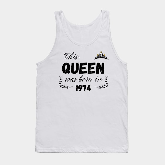 Queen born in 1974 Tank Top by Kenizio 